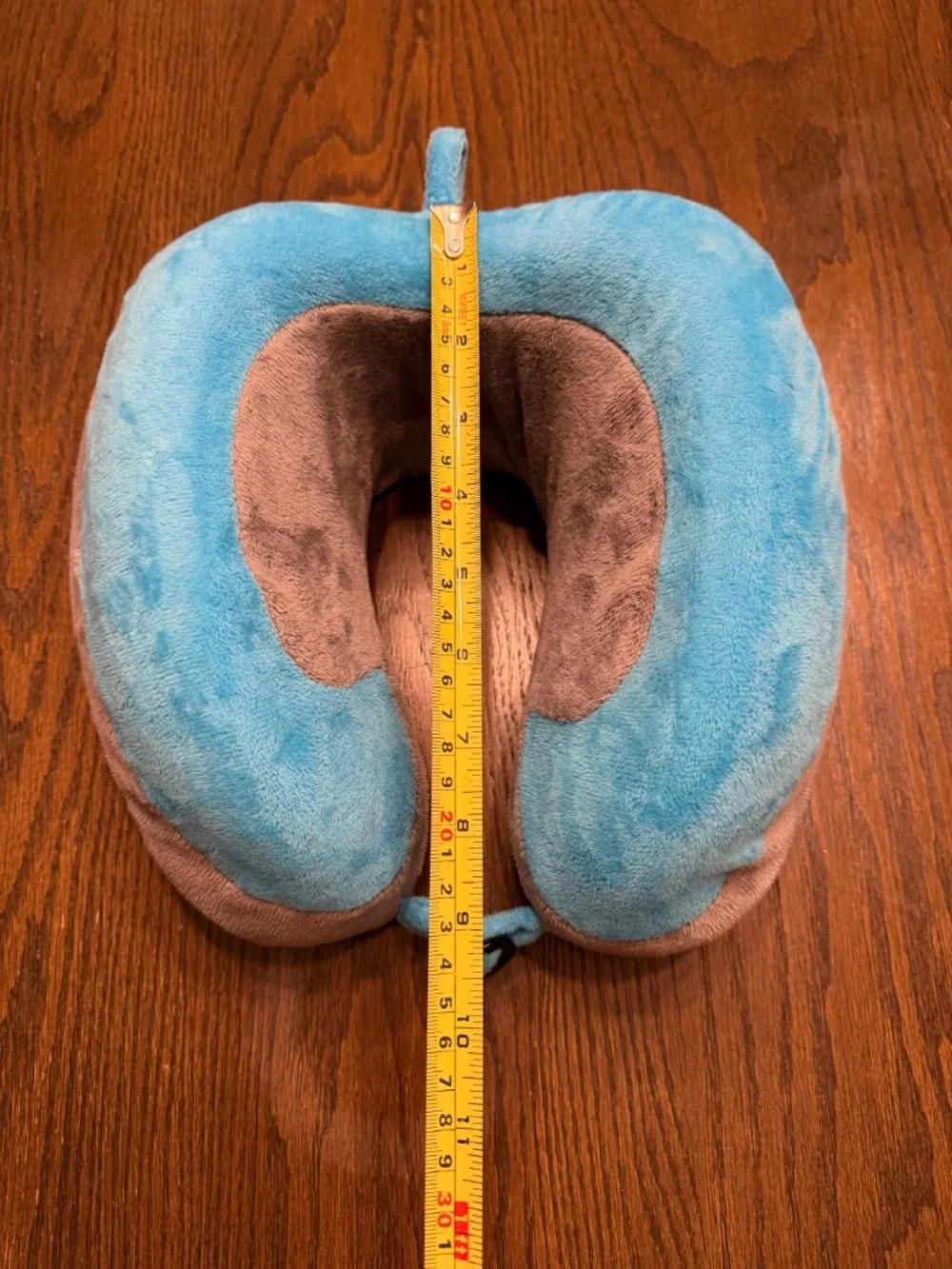 Douleaf Memory Foam Travel Neck Pillow Blue/Grey Plish